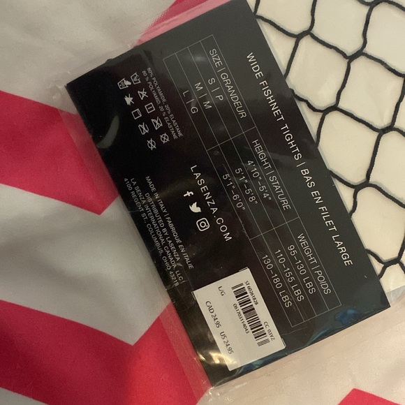 La Senza Wide fishnet Tights - large - Picture 3 of 4